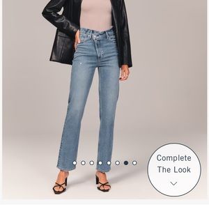 Abercrombie & fitch 90’s straight ultra high rise jeans